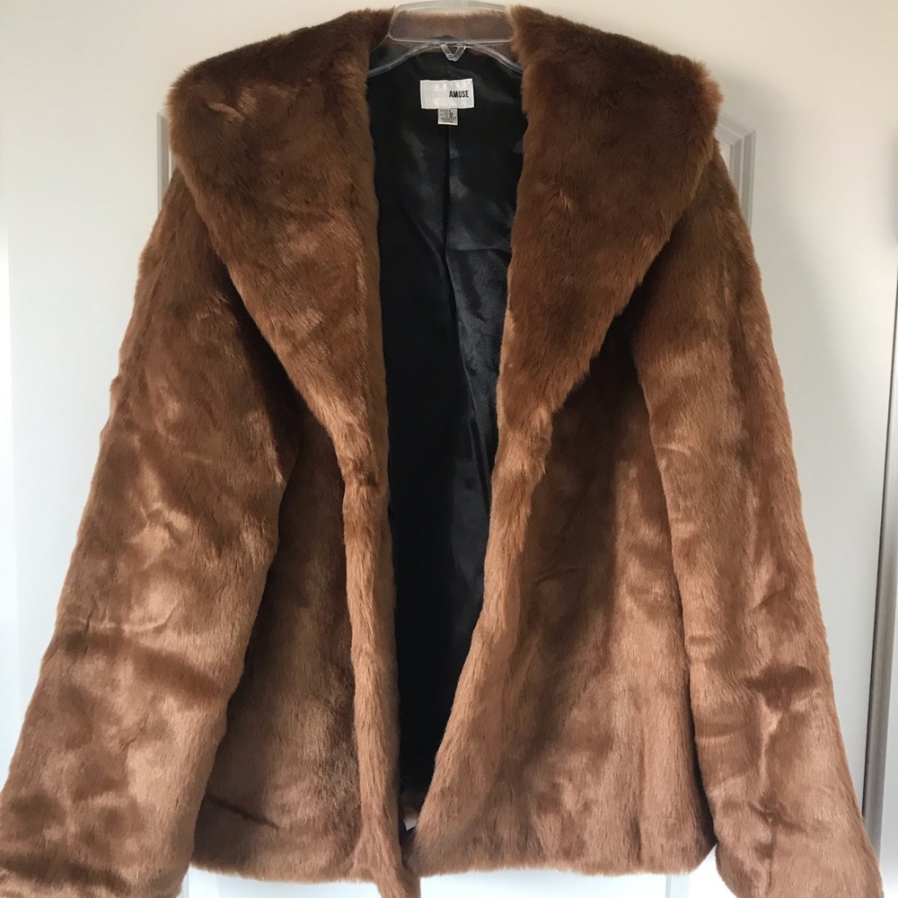 Amuse faux fur jacket